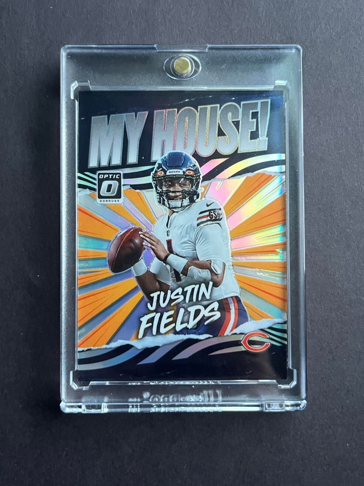 2021 Optic Justin Fields #MH-4  My House Silver Rookie RC Chicago Bears