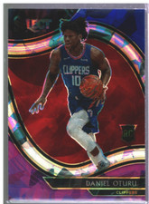 2020-21 Select Prizms Blue White Purple Ice Courtside #268 Daniel Oturu