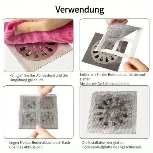 10 Stück Abflusssieb Silikon Abflusssieb Dusche Haarfänger Badewanne Abflussabd. - Bild 4 von 5