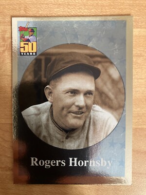 2001 Topps Before Topps Insert #BT6 Roger Hornsby St. Louis Cardinals NrMt