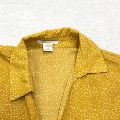 ansdotsloevner gathered tops yellow