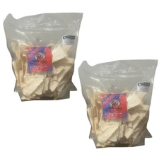 Premium Rawhide Economy Box: 2 Bags of 5lb Natural Rawhide Chips