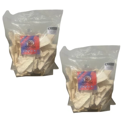 FRESH FARMS PET Premium Rawhide Economy Box: 2 Bags of 5lb Natural Rawhide Chips