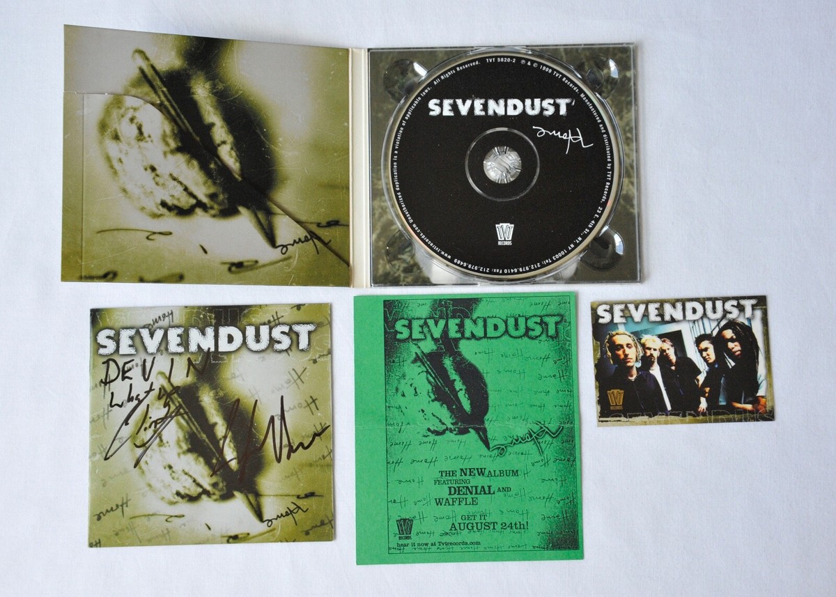Sevendust - Signed CD - Home - Lajon Witherpoon - Clint Lowery