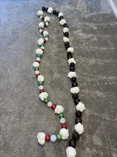 Popcorn Garland Christmas- Large Outdoor Decoration-2 - 10 Foot Strands