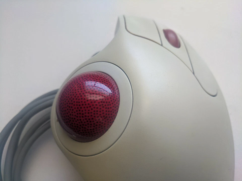 Logitech T-CL13 PS/2 Trackman Marble+ Classic Mouse 2-Button w/Scroll 8042690000 - Image 2 of 3