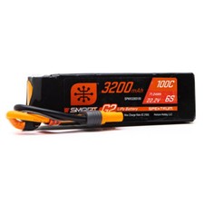 Spektrum SPMX326S100 22.2V 3200mAh 6S 100C Smart G2 LiPo Battery : IC5