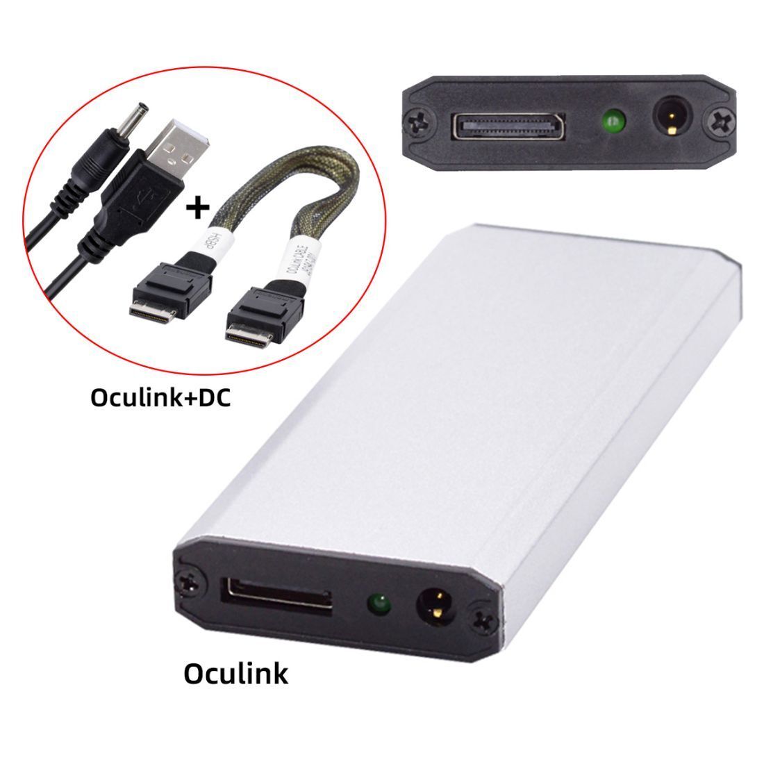 CY Oculink SFF-8612 SFF-8611 to M.2 NGFF M-Key to PCIe NVME 2280