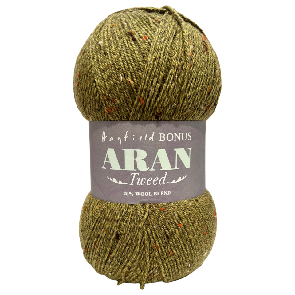 Gomitolo Gigante Sirdar Hayfield Bonus Aran Tweed – 400g Con Lana – Colore 929 Glencoe – Filato Morbido Per Maglieria E Uncinetto