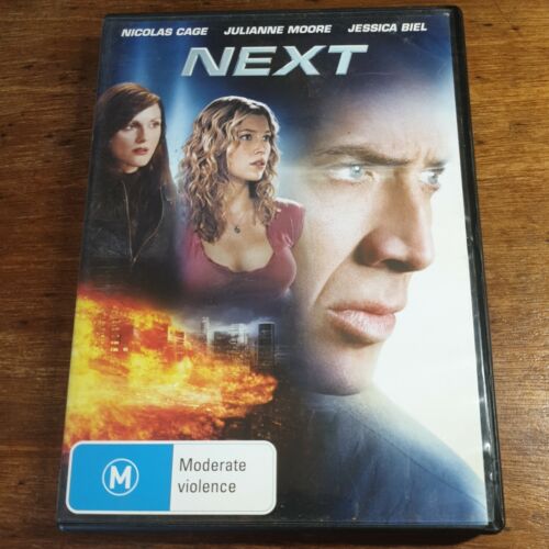 Next DVD Nicolas Cage R4 LIKE NEW FREE POST