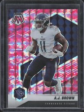 2021 Panini Mosaic Mosaic Camo Pink #195 A.J. Brown