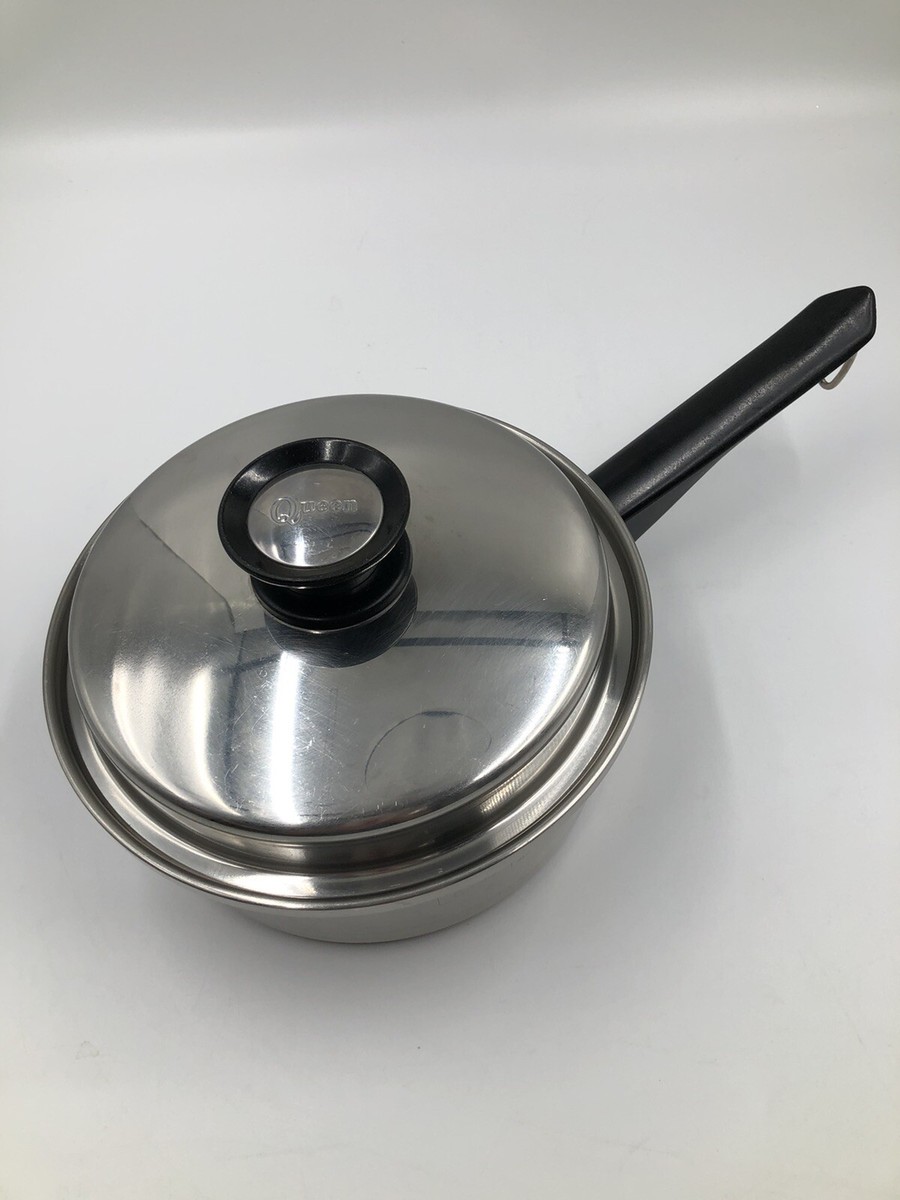Amway Queen Multi-Ply 18/8 Stainless Steel 1.5 W/Lid Heavy