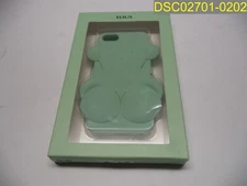 TOUS Apple I Phone 5 Rubber Bear Cell Phone Case Cover 49-597-030-0 Green