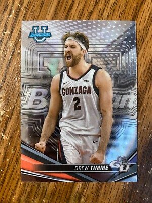 Drew Gonzaga Timme Jersey 2022-23 Bowman's Best U University #100