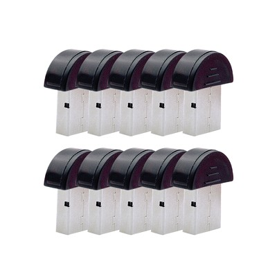 10X Mini USB2.0 EDR Wireless Bluetooth Dongle Adapter Laptop PC Win Xp Win7 8 10