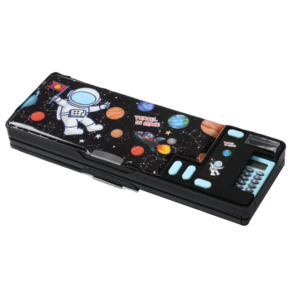 Multifunction Pencil Case with Calculator and Pencil Sharpener Sport