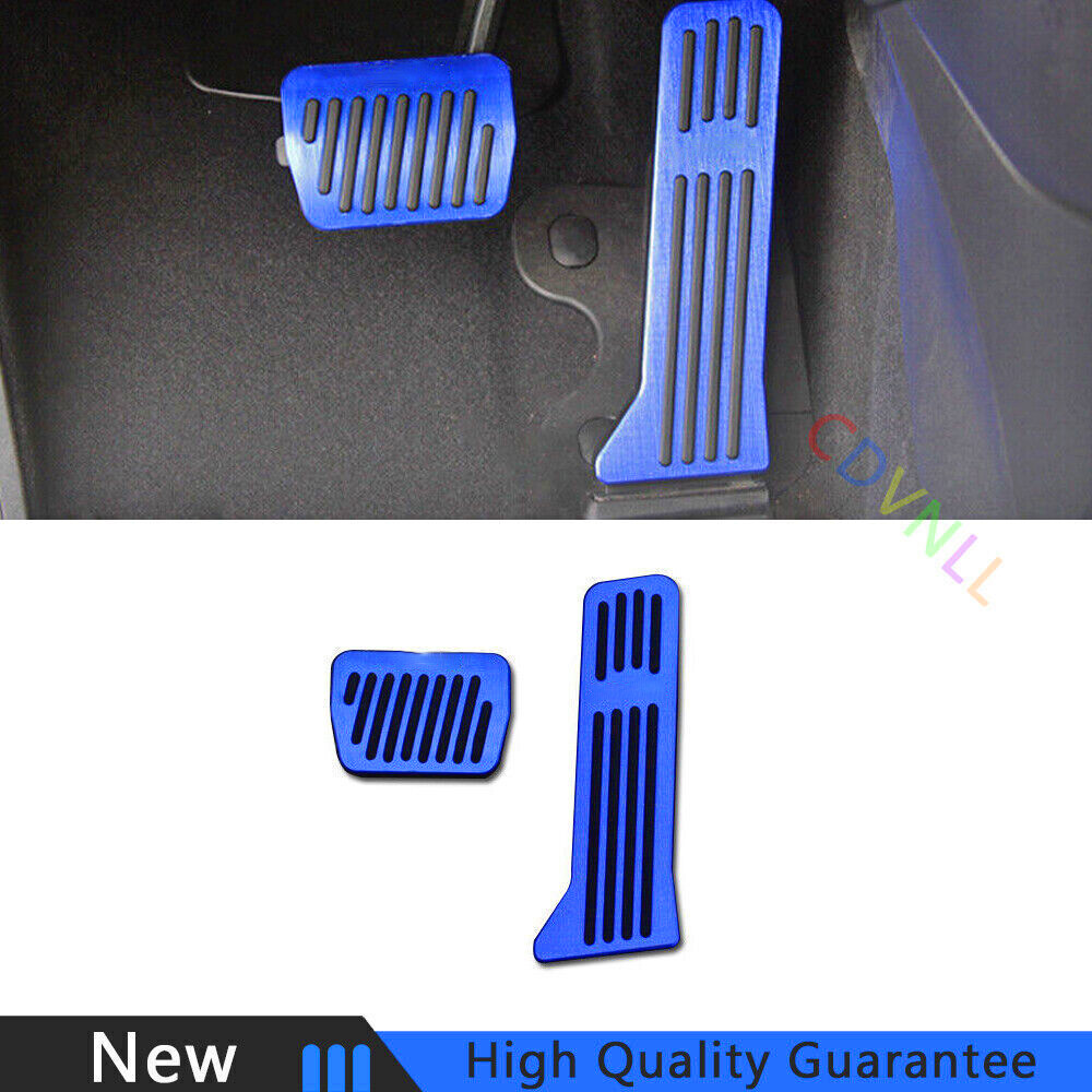 For Mazda 6 Atenza 2017-2019 Blue Aluminum Brake Pedal Accelerator Pedal Cover