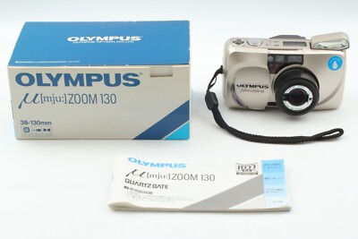 Near Mint] Olympus mju Zoom 130 Point & Shoot Film Camera