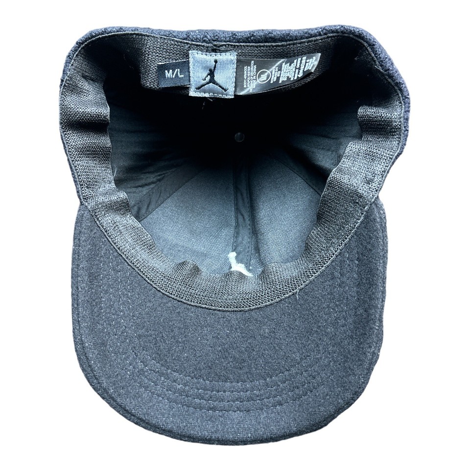 Vintage Jordan Double Jordan Size M/L Black Wool Blend Haddad Apparel