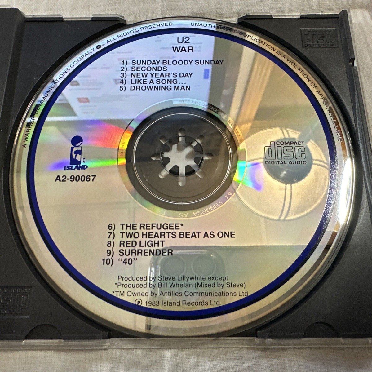 U2 - War (CD, Island Records) | eBay