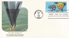 STAMP US SCOTT 2034 "Hot Air Ballooning" 20 CENT 1983 FDC - I