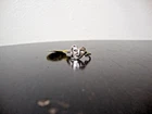 VINTAGE 1980s OPENWORK 3D GREEK DRAMA MASK RING STERLING SILVER STAMP 925 SZ 6