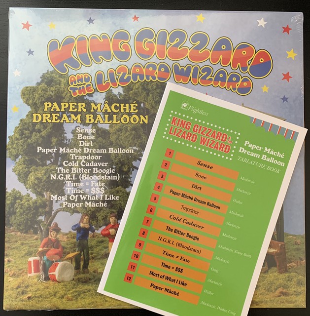 King Gizzard The Lizard Wizard Paper Mache Dream Balloon Coloured Vinyl