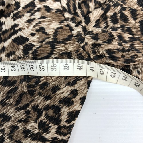 Anthea Crawford Size 10 Women's Dress Leopard Print Stretch Fabric Fully Lined - Picture 9 of 12