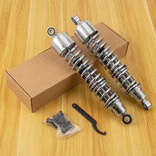 Chrome 15 Heavy Duty Rear Shocks For Harley Road King Touring Street Tour Glide