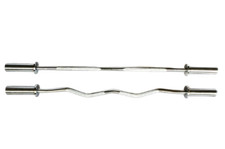 POWERT Olympic Barbell 47" Bar Loading 2 Inch Weight Plates-400 LB Capacity