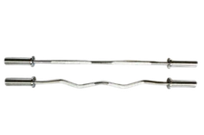 POWERT Olympic Barbell 47" Bar Loading 2 Inch Weight Plates-400 LB Capacity