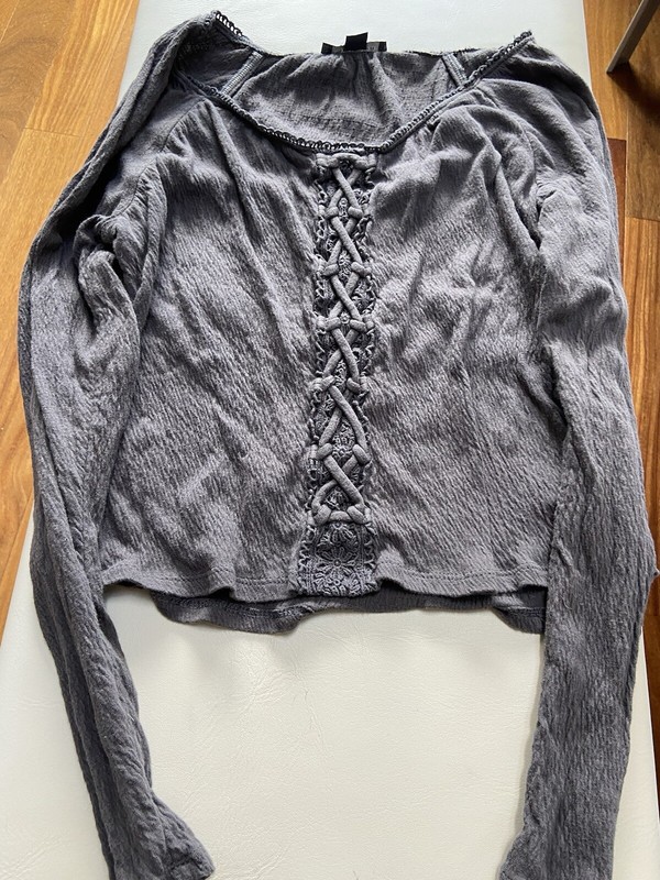 women Teen Top Blouse Shirt American Eagle S party School Evening summer Spring