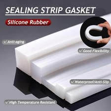 Solid Square Silicone Rubber Strip Sealing Gasket High Temp 4x4mm 30x30mm