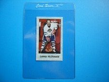 1990'S NHL OLD TIMERS HOCKEY CHALLENGE HOCKEY CARD LANNY MCDONALD BLUE BORDER