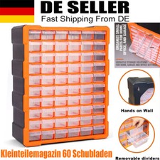 Kleinteilemagazin Sortimentskasten mit 60 Fä...