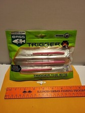 TRIGGER X FLUTTER WORM 6peices  Pheromones - Bass Fishing Lure 