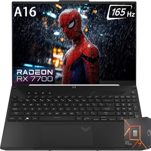 ASUS TUF A16 16" Gaming Laptop Ryzen 7 7735HS 64GB 4TB SSD AMD Radeon RX7700S - Picture 9 of 11