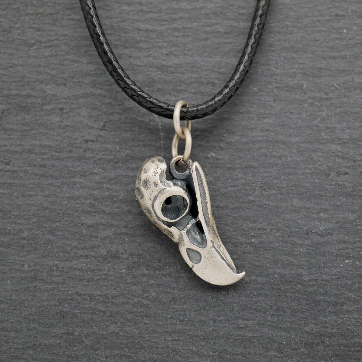 アクセサリー SILVER EAGLE
ASTATIC 925 Sterling Silver Vulture Eagle Skull Charm Biker Pendant