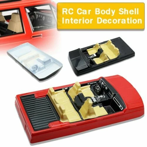 1/10 RC Car Interior Body Shell for Axial SCX10 II 90047 Traxxas TRX4 Crawler - Image 2 of 4