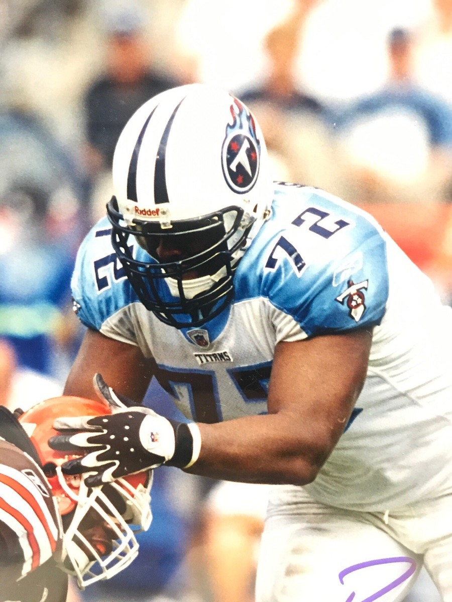Brad Hopkins Signed Tennessee Titans 8x10 Photo Steiner | eBay