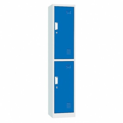 2 x 2 Door Steel Locker 1850mm H x 380mm W x 450mm D - Picture 2 of 2