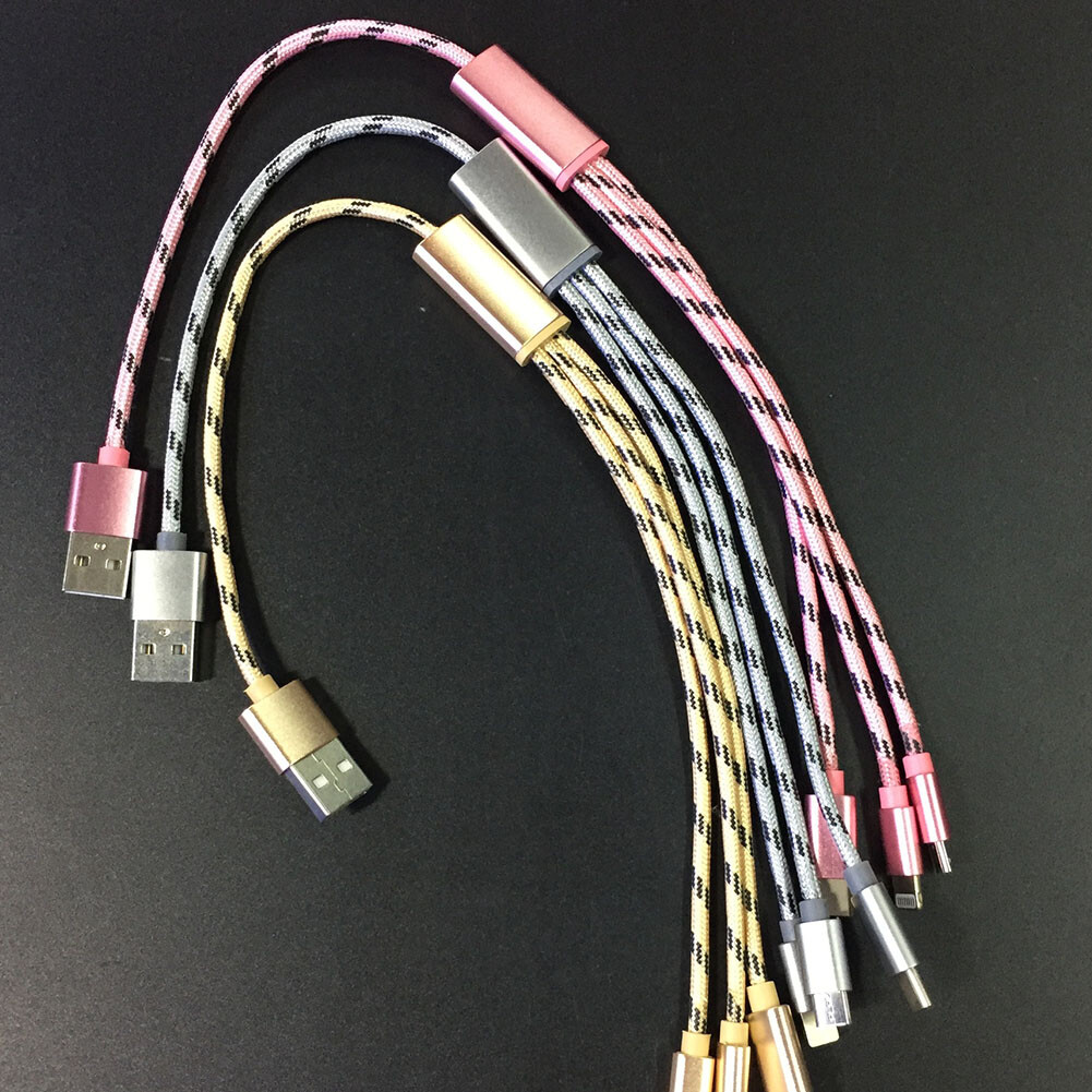 3 in 1 Fast USB Charging Cable Universal Multi Function Cell Phone Charger Cord eBay