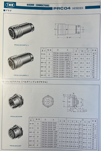 Tajimi PRCO4 32A26S 37M 18.0 Connector Plug - Picture 12 of 12