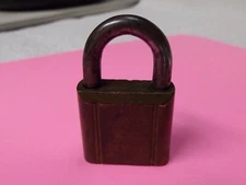 Vintage Yale & Towne Brass Monogram Padlock