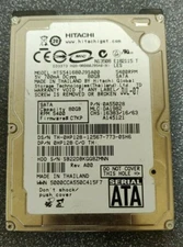 Dell HP128 0A55028 80GB 5.4K RPM SATA 2.5" Laptop Hard Disk Drive