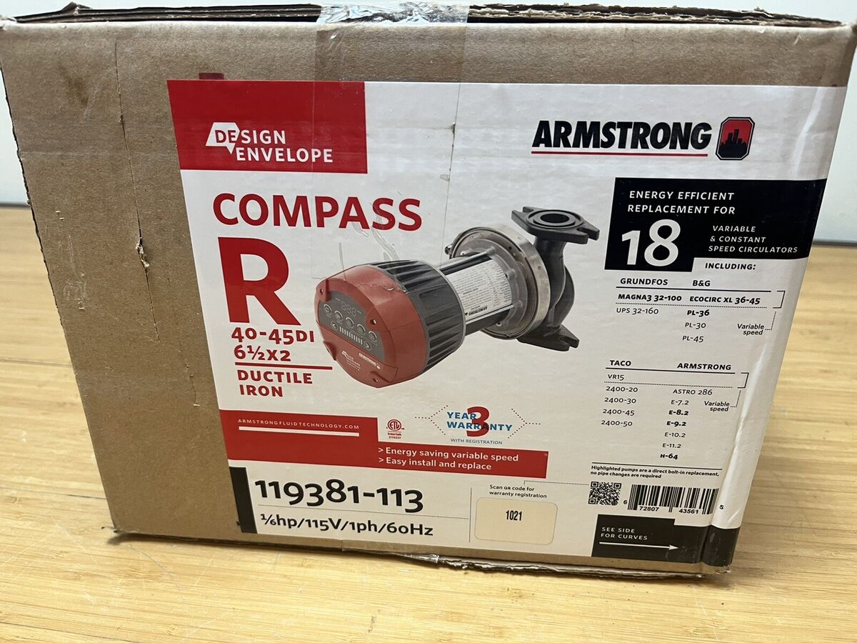 Armstrong 119381-113 R40-45DI Compass Circulating Pump Armstrong 119381-113 R40-45DI Compass Circulating Pump