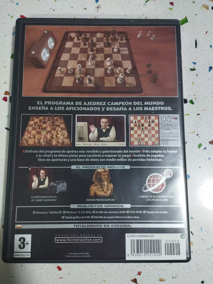 Fritz 8 Chessbase Chess - juego para PC Dvd-rom Edition Spain