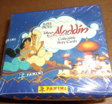 Panini Disney Aladdin 1993 Trading Cards Box 24 Super Packs Jumbo 15 card Each
