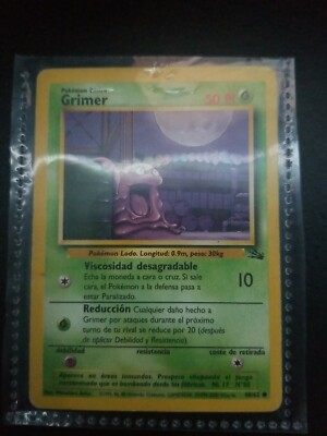1995 grimer pokemon card Top 10 Most Expensive Pokmon Cards The item available is listed in the Title Pokemon TCG 1st Edition Grimer
