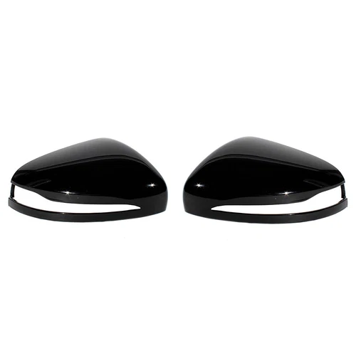 For Mercedes-Benz X167 W167 W464 2019-2023 Pair Side Mirror Cover Cap Black
